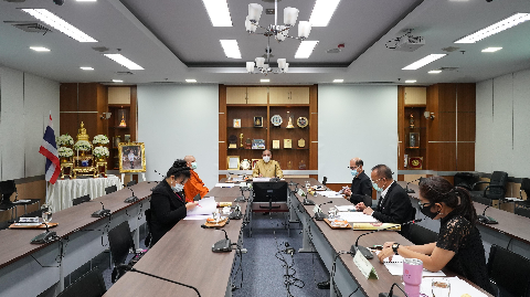 การประชุมคณะกรรมการบริหารเงินทุนหมุนเวียนกองทุนส่งเสริมการเผยแผ่พระพุทธศาสนาเฉลิมพระเกียรติ ๘๐ พรรษา ครั้งที่ ๑/๒๕๖๔ ประจำปีงบประมาณ พ.ศ. ๒๕๖๔