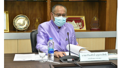 การประชุมคณะกรรมการบริหารเงินทุนหมุนเวียน กองทุนส่งเสริมการเผยแผ่พระพุทธศาสนาเฉลิมพระเกียรติ ๘๐ พรรษา ครั้งที่ ๕/๒๕๖๔